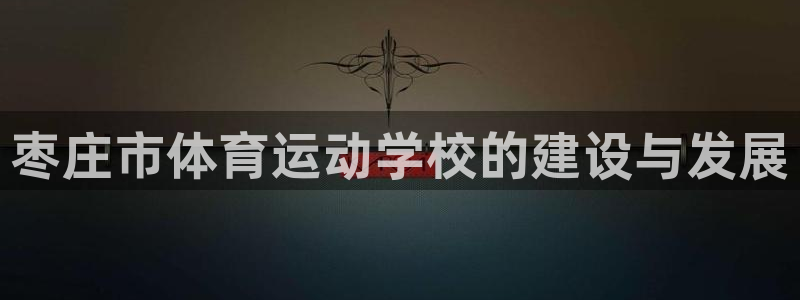 米兰体育平台：枣庄市体育运动学校的建设与发展